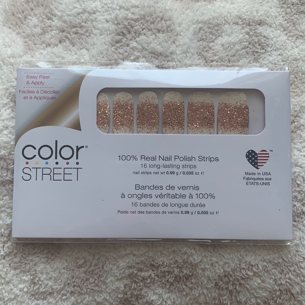 Color Street Nails Coming Up Rose Gold